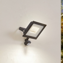 PriosLEDbuitenspotMaikel50W4000lmmetaalsensor