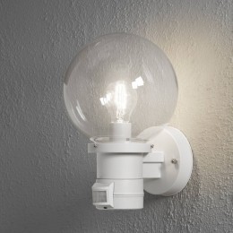 KonstsmideBuitenwandlampNEMImetbewegingsmelderwit