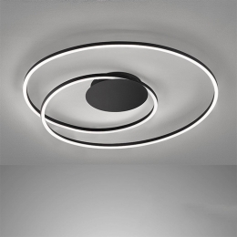 FISCHERHONSELLEDplafondlampHoly49cmzandzwart