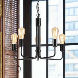 LamkurKroonluchterMalou5-lampszwart