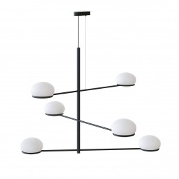 LEDS-C4CocoChandelierhanglampzwartwit