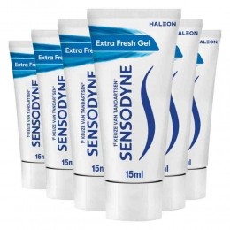 6xSensodyneTandpastaExtraFreshMiniExtraFreshMini15ml