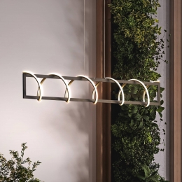 FISCHERHONSELLEDhanglampGwenzwartgoudmetaalCCTdimbaar