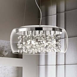IdealluxHanglampAudivantransparanteglas50cm