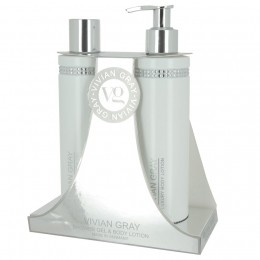 VivianGrayWhiteCrystalsLichaamsverzorgingsset