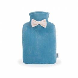 IsabelleLaurierWarmwaterkruikmetFluwelenHoes-Staalblauw