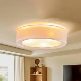 EulunaTibuplafondlamptextiel50cmcappuccino