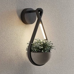 LucandeLEDbuitenwandlampFlorkanatuursteenhangingbasket