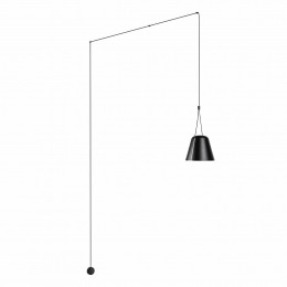 LEDS-C4Attichanglampconischdecentraalzwart