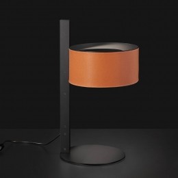 OluceParallel296tafellampleerbruin