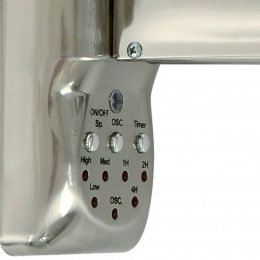 BeaconLightingBeaconwandventilatorBreezechroomkleurighelder41cmstil