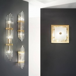 austroluxWandlampOntariohoogte31cmgoudvierkant