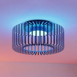 EGLOconnectLEDplafondlampGinestrone-Zzwartaluminium