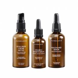 JunglckBestsellerTrio-NiacinamideSerumVitamineCSensitiefSerumHyaluronCrmeMediumCadeauset