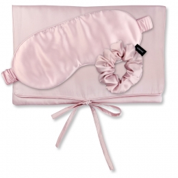 AiloriaTRAVELSETBEAUTYMZijdenZakjeSlaapmaskerScrunchieM