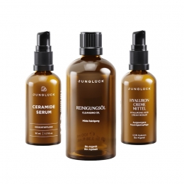 JunglckReinigingsolieCeramideSerumHyaluronCrmeMediumSet