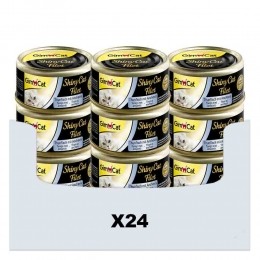 24xGimCatShinyCatFiletTonijnAnsjovis70gr