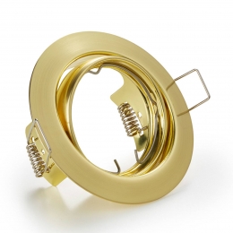 TrioLightingRondeinbouwlampJurainmessing