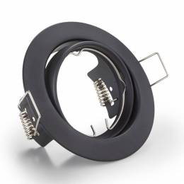 TrioLightingRondeinbouwlampJurainzwart