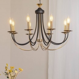 LuceaKroonluchterFerramessingantiek8-lamps