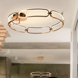SchullerValenciaColetteplafondlamp6-lampsrosgoud