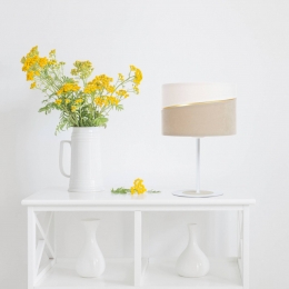 MacoDesignTafellampSusanwitbeigegoud