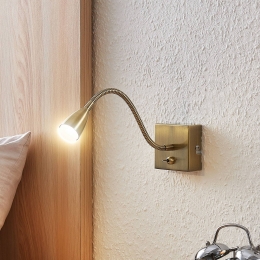 LindbyJolkaLEDleeslampjeschakelaarbronsantiek