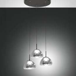FabasLuceLEDhanglampLucille3-lampsrookgrijsCCTdimmer