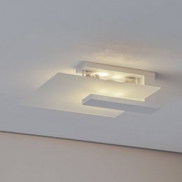 EnvostarPeachPuffplafondlampmetglaswit