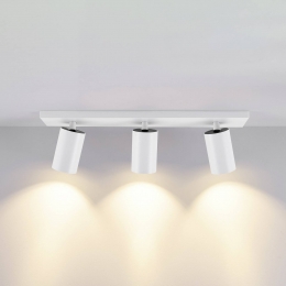 Deko-LightCANTILTplafondspotwit48x9cm3-lampsmetaalGU10