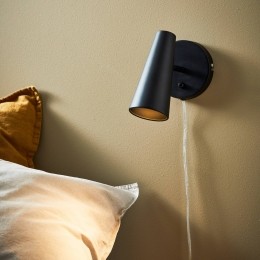 MarksljdWandspotCrestvanmetaalzwarttuimelschakelaar