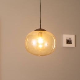 TKLightingVibehanglampbruin-transparantglas35cm