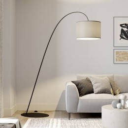 NowodvorskiLightingBooglampAlicemettextielkapgrijs