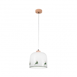 austroluxKolarzChalethanglampwitgroenhert25cmglas