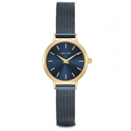 EASTSIDEQuartzhorlogevanEdelstaalinBlauw