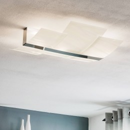 SOLLUXLIGHTINGPlafondlampShifteddrieglazendelenchroom