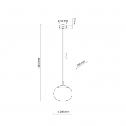 TKLightingVibehanglampopaalwitglas20cm