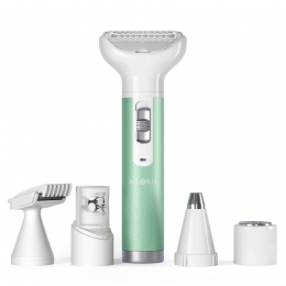 AiloriaEVAPOREEPILUXEELEKTRISCHERRASIERER5IN1USBScheerapparaatmetverschillendeopzetstukkenUSB