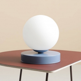 ALDEXTafellampJoelhoogte17cmblauwwit