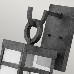 QuintiesseBuitenwandlampPorterzwart474cmhoog