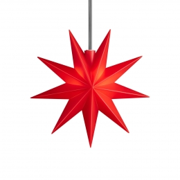 STERNTALERLED-sterrood11cm9puntenIP44batterij