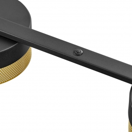 HELLLEDhanglampMesh4-lampsdimmerzwartgoud