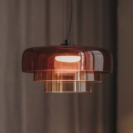 LEDS-C4LevelsLEDhanglamp3-voudigamberkleurig