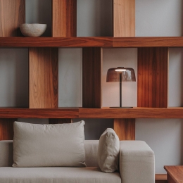 LEDS-C4LEDtafellampLevels32cmzwartglasCCT