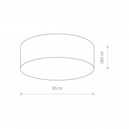 NowodvorskiLightingPlafondlampCamerongrijs65cm