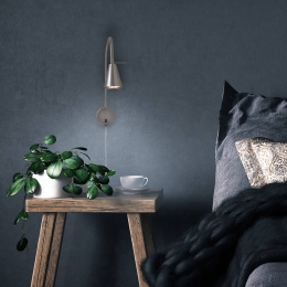 BrilonerLEDwandlampTusanikkelmetaal45cmflexibelearm