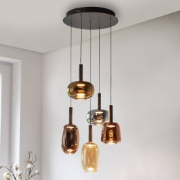 PaulNeuhaushanglampIrides55cmgekleurdglas