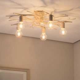 LuminexPlafondlampXavierhandgeschilderd5-lamps