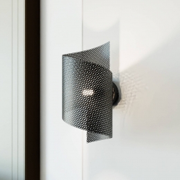 EMIBIGLIGHTINGWandlampSpiralzwartmetaalG929cmhoog