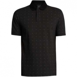 PoloShirtKorteMouwEAXPoloshirtmetstokpatroon